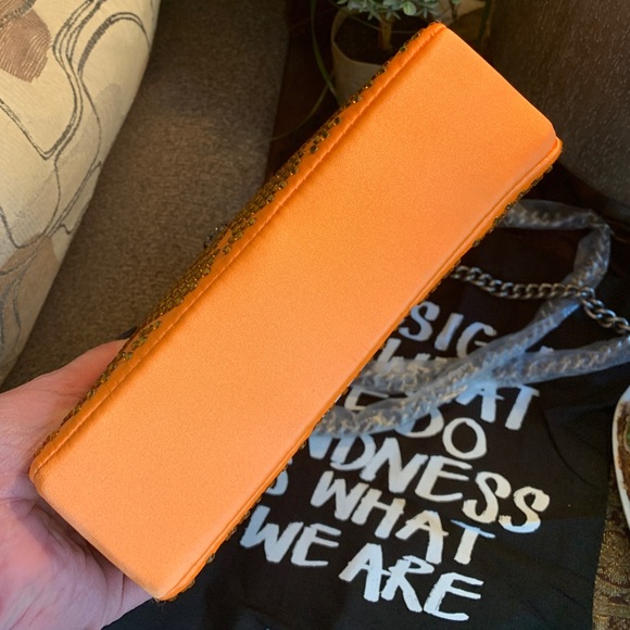 Authentic KURT GEIGER LONDON CRYSTAL COTTON CONVERTIBLE CROSBY/SHOULDER - Picture 6 of 15